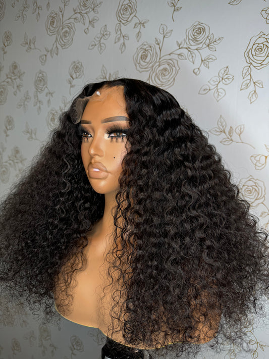 Dominican Curl Lace Frontal Wig